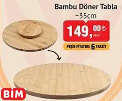149 BAMBU DÖNER TABLA 149 BAMBU DÖNER TABLA